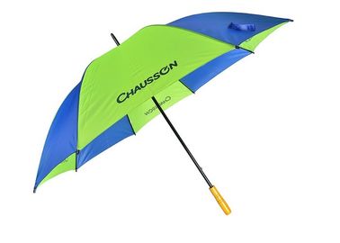 Doppio U Ribs gli ombrelli promozionali dei regali della struttura del metallo, ombrello di stile del golf
