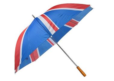 Doppio U Ribs gli ombrelli promozionali dei regali della struttura del metallo, ombrello di stile del golf