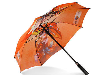 I forti ombrelli antivento del golf hanno personalizzato la stampa del trasferimento di calore di logo