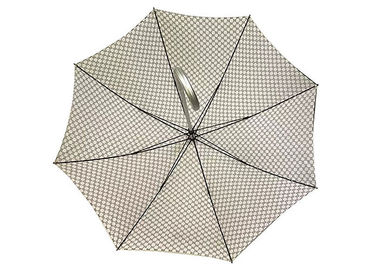 Diametro aperto di alluminio su misura 100-103cm del tessuto del poliestere/tessuto di seta naturale dell'ombrello