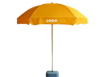 Ombrello di spiaggia antivento ritrattabile di Rod, ombrelli di spiaggia promozionali due strati