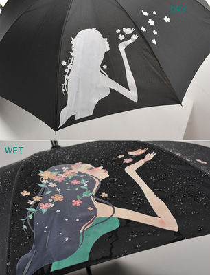 L'ombrello cambiante di colore su ordinazione unico di progettazione con personalizza le stampe