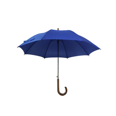Maniglia della curva che stampa il blu a 23 pollici 8K dell'ombrello diritto promozionale delle costole del metallo