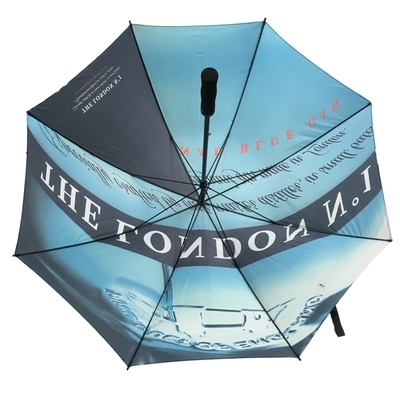 Digital che stampa l'ombrello aperto di golf del manuale del tessuto di seta naturale del diametro 130cm
